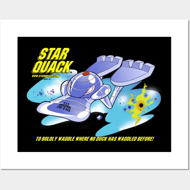 Star Quack Enterfowl Wall Art by Big Hit Comics